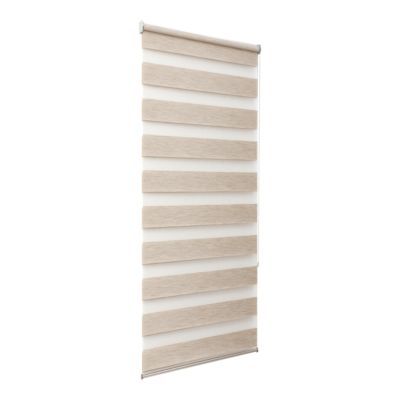 Store enrouleur jour / nuit sans perçage Brize beige l.40 x H.140cm Goodhome