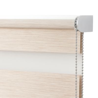 Store enrouleur jour / nuit sans perçage Brize beige l.55 x H.180cm Goodhome