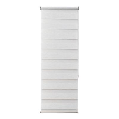 Store enrouleur jour / nuit sans perçage Brize blanc chiné l.40 x H.140cm Goodhome