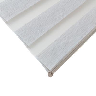 Store enrouleur jour / nuit sans perçage Brize blanc chiné l.75 x H.240cm Goodhome