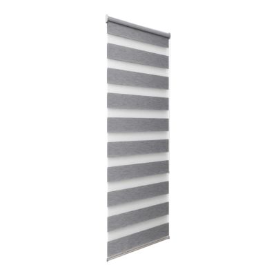 Store enrouleur jour / nuit sans perçage Brize gris chiné l.60 x H.240cm Goodhome
