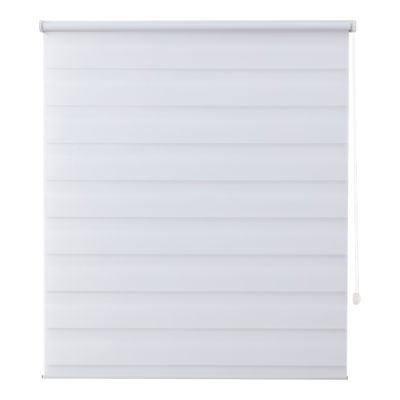 Store enrouleur jour / nuit sans perçage Elin 2 blanc cassé l.120 x H.180cm Goodhome