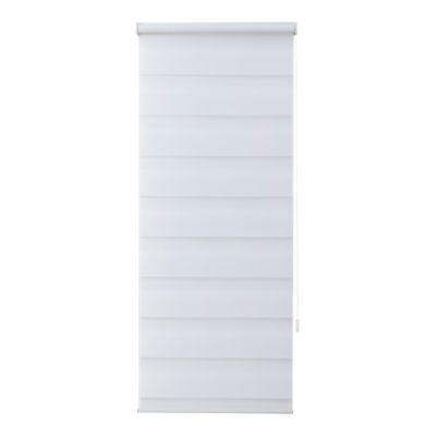 Store enrouleur jour / nuit sans perçage Elin 2 blanc cassé l.40 x H.140cm Goodhome