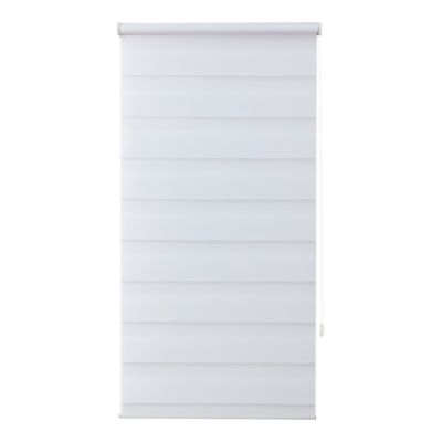 Store enrouleur jour / nuit sans perçage Elin 2 blanc cassé l.60 x H.180cm Goodhome