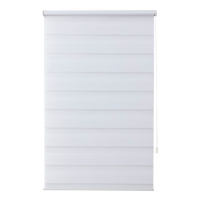 Store enrouleur jour / nuit sans perçage Elin 2 blanc cassé l.75 x H.240cm Goodhome