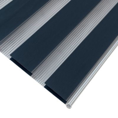 Store enrouleur jour / nuit sans perçage Elin 2 bleu l.55 x H.180cm Goodhome