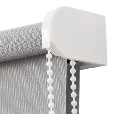 Store enrouleur jour / nuit sans perçage Elin 2 gris béton l.45 x H.140cm Goodhome