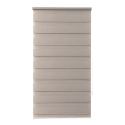 Store enrouleur jour / nuit sans perçage Elin 2 gris perle l.55 x H.180cm Goodhome