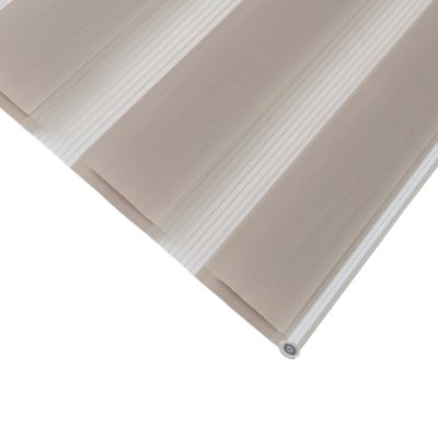 Store enrouleur jour / nuit sans perçage Elin 2 gris perle l.80 x H.180cm Goodhome