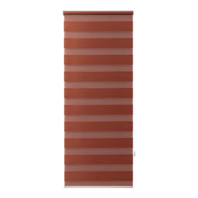 Store enrouleur jour / nuit sans perçage Elin 2 terracotta l.40 x H.140cm Goodhome