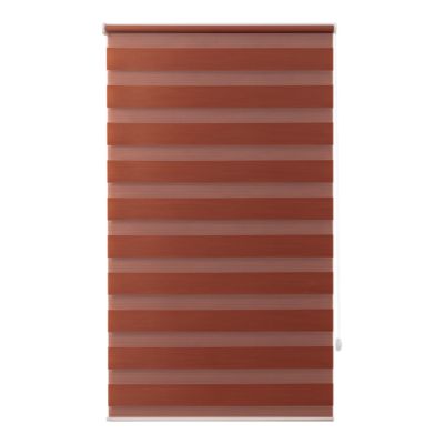 Store enrouleur jour / nuit sans perçage Elin 2 terracotta l.80 x H.180cm Goodhome