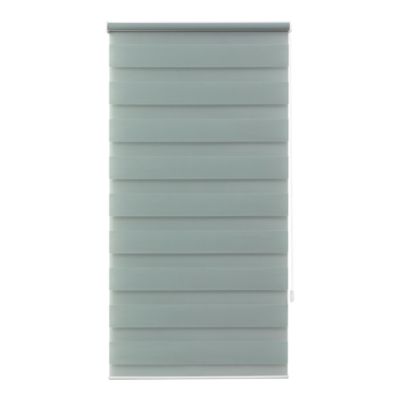 Store enrouleur jour / nuit sans perçage Elin 2 vert céladon l.55 x H.180cm Goodhome