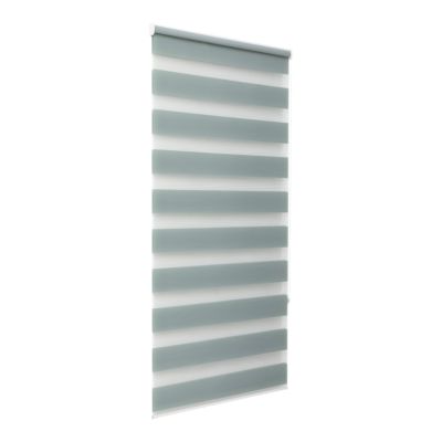 Store enrouleur jour / nuit sans perçage Elin 2 vert céladon l.55 x H.180cm Goodhome