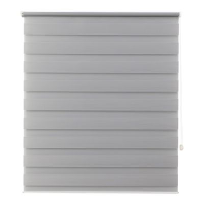 Store enrouleur jour / nuit sans perçage gris béton l.120 x H.180cm Goodhome Elin 2