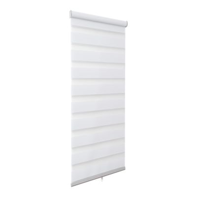 Store enrouleur jour / nuit sans perçage Keston blanc cassé l.60 x H.180cm Goodhome