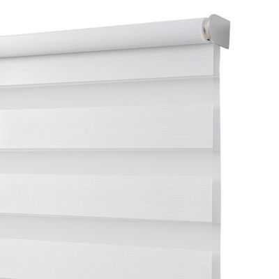 Store enrouleur jour / nuit sans perçage Keston blanc cassé l.60 x H.180cm Goodhome