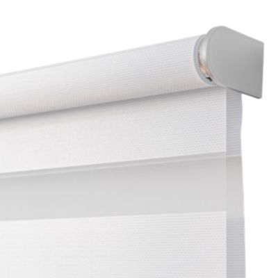 Store enrouleur jour / nuit sans perçage Keston blanc cassé l.60 x H.180cm Goodhome