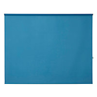 Store enrouleur occultant Colours Boreas bleu 180 x 180 cm