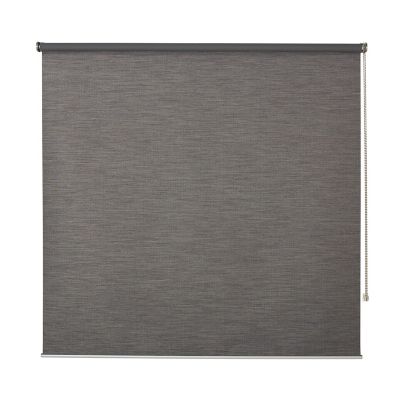 Store enrouleur occultant Colours Ilas polyester gris 120 x 240 cm