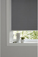 Store enrouleur occultant Colours Ilas polyester gris 40 x 180 cm