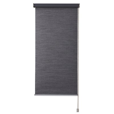 Store enrouleur occultant Colours Ilas polyester gris 45 x 180 cm