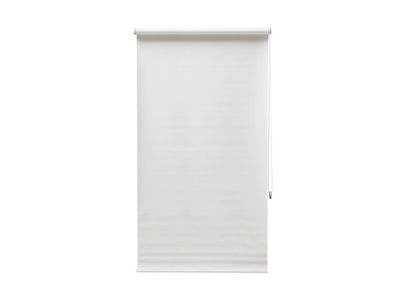 Store enrouleur occultant en polyester  - 90 x 180 cm - Blanc - MARRILA