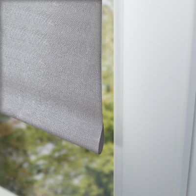 Store enrouleur occultant gris clair l.180 x H.190cm Madeco