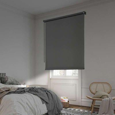 Store Enrouleur Occultant Gris plomb 180 x 250 cm