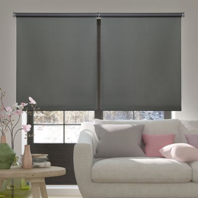 Store Enrouleur Occultant Gris plomb 180 x 250 cm