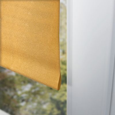 Store enrouleur occultant jaune moutarde l.180 x H.190cm Madeco