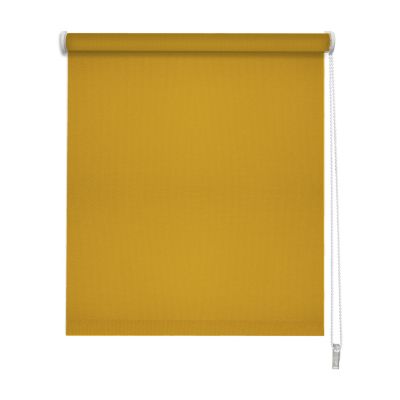 Store enrouleur occultant jaune moutarde l.210 x H.190cm Madeco