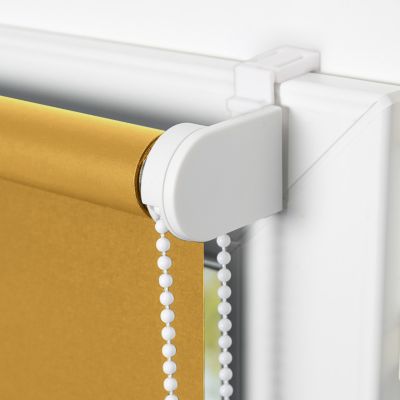 Store enrouleur occultant jaune moutarde l.60 x H.190cm Madeco