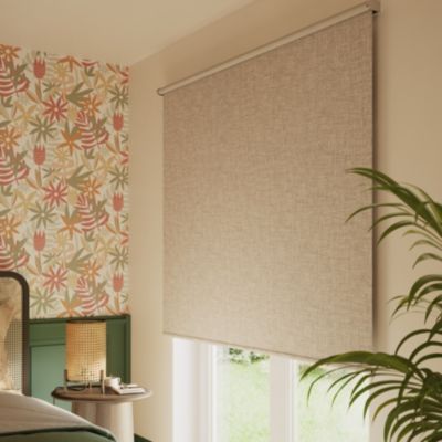 Store enrouleur occultant Novan pose facile beige taupe L.240 x l.180cm GoodHome
