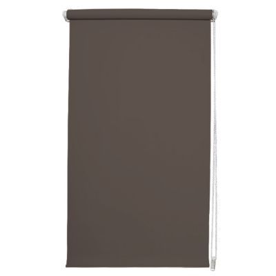 Store enrouleur occultant polyester brun argile Easy roll 67 x 190 cm