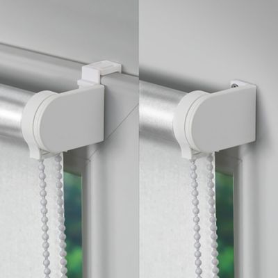 Store enrouleur Occultant revers alu Madeco l.120cm x H.190cm blanc