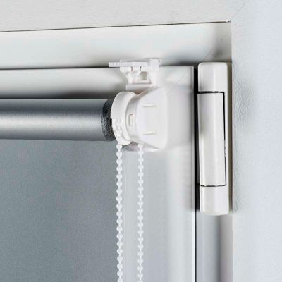 Store Enrouleur Occultant sans perçage EasyFix Argent 60 x 180 cm