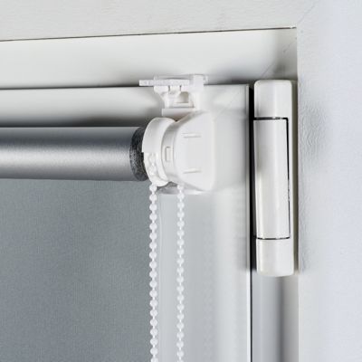 Store Enrouleur Occultant sans perçage EasyFix Argent 60 x 180 cm