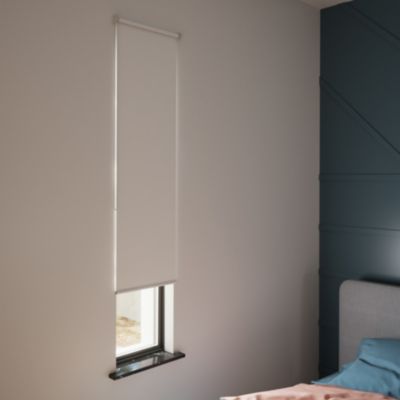 Store enrouleur occultant sans perçage Boreas 2 blanc l.40 x H.140cm Goodhome