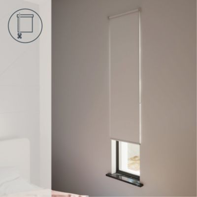 Store enrouleur occultant sans perçage Boreas 2 blanc l.45 x H.140cm Goodhome