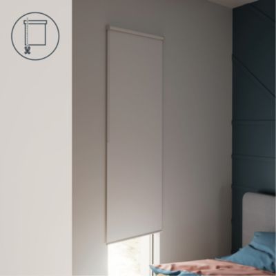 Store enrouleur occultant sans perçage Boreas 2 blanc l.60 x H.240cm Goodhome