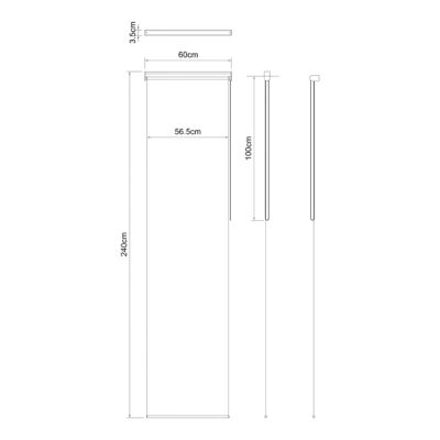 Store enrouleur occultant sans perçage Boreas 2 blanc l.60 x H.240cm Goodhome
