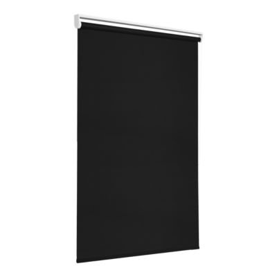 Store enrouleur occultant sans perçage Boreas 2 noir l.160 x H.240cm Goodhome