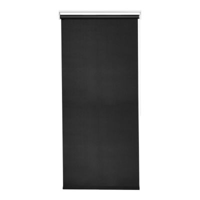 Store enrouleur occultant sans perçage Boreas 2 noir l.45 x H.140cm Goodhome