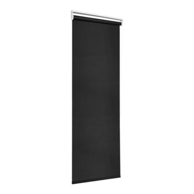 Store enrouleur occultant sans perçage Boreas 2 noir l.45 x H.140cm Goodhome
