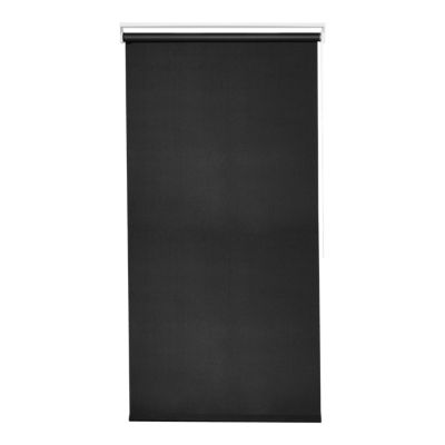 Store enrouleur occultant sans perçage Boreas 2 noir l.55 x H.180cm Goodhome