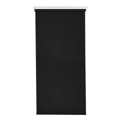 Store enrouleur occultant sans perçage Boreas 2 noir l.90 x H.240cm Goodhome