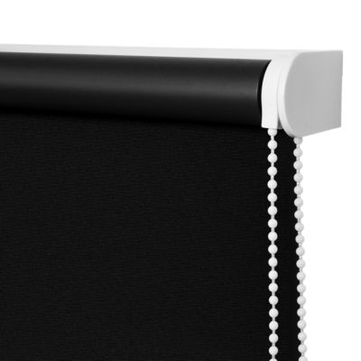 Store enrouleur occultant sans perçage Boreas 2 noir l.90 x H.240cm Goodhome