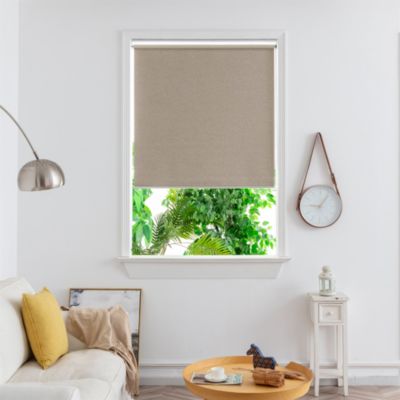 Store enrouleur occultant sans perçage Iwerne beige l.120 x H.180cm Goodhome