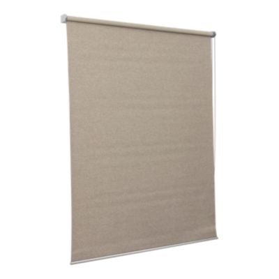 Store enrouleur occultant sans perçage Iwerne beige l.120 x H.180cm Goodhome