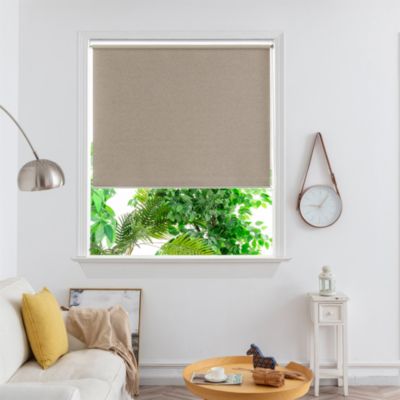 Store enrouleur occultant sans perçage Iwerne beige l.160 x H.180cm Goodhome
